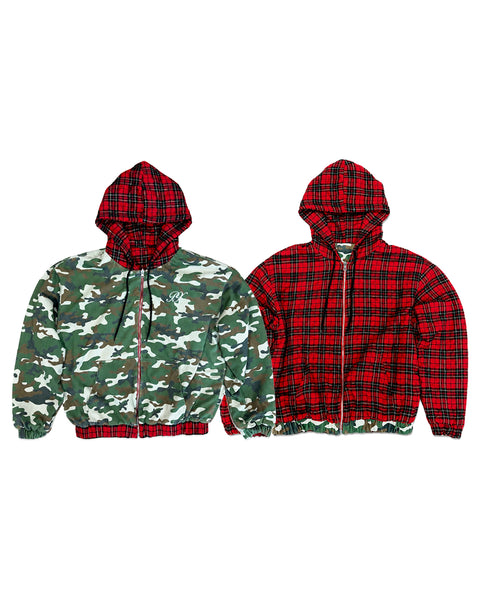 Reversible Camo Plaid Jacket