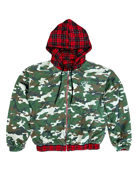 Reversible Camo Plaid Jacket
