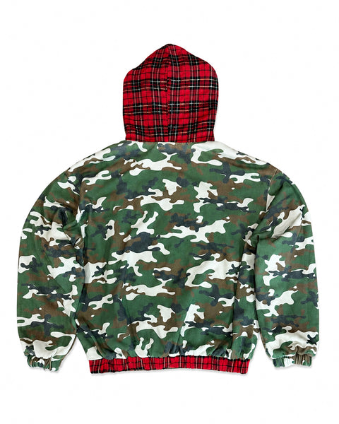 Reversible Camo Plaid Jacket