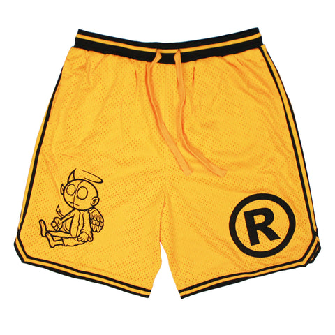 Devil/Angel Basketball Shorts (GOLD)